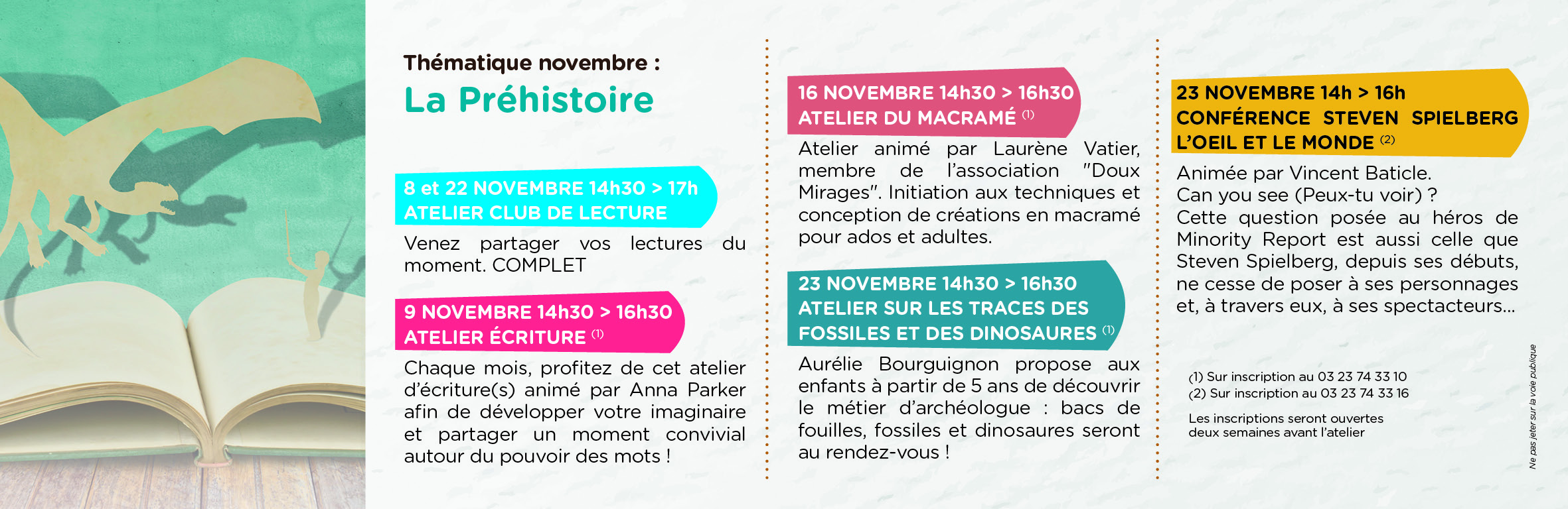 marque page bibliotheque octobre verso